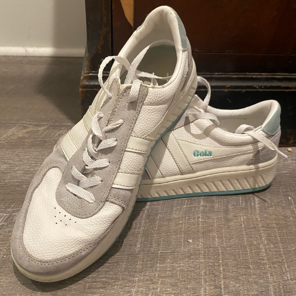 Gola White and Gray Sneakers Minimalist Design